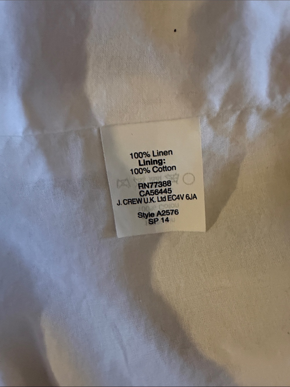 J. Crew Schoolboy Women’s White Linen Blazer - Picture 3 of 5